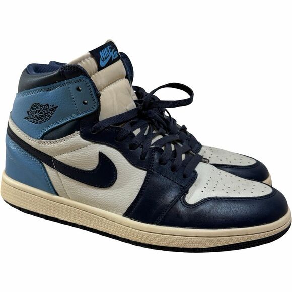 Nike Air Jordan 1 Retro High OG Obsidian UNC Size 10.5 Blue - Picture 3 of 10